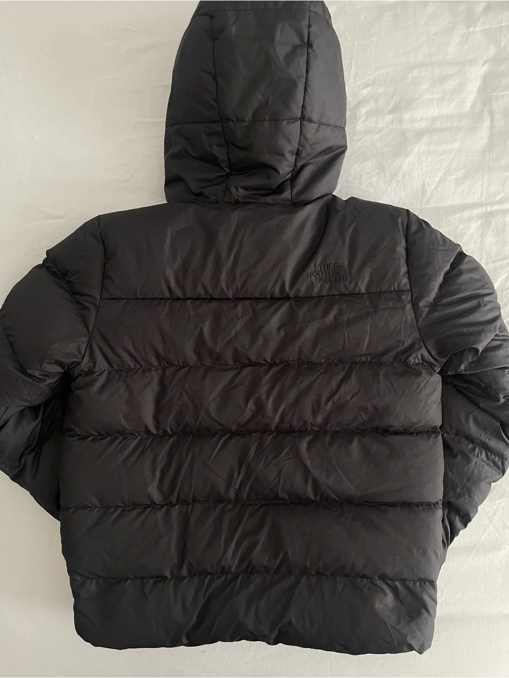 The North Face Black Quilted Hooded Puffer Jacket